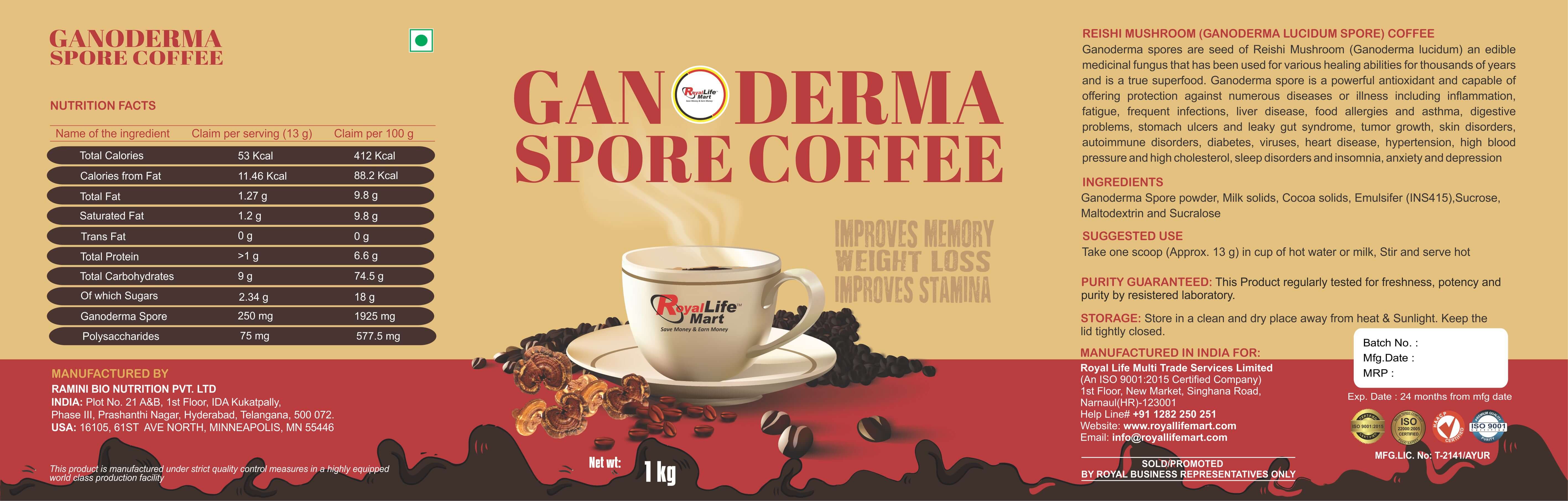 GANODERMA SPORE COFFEE