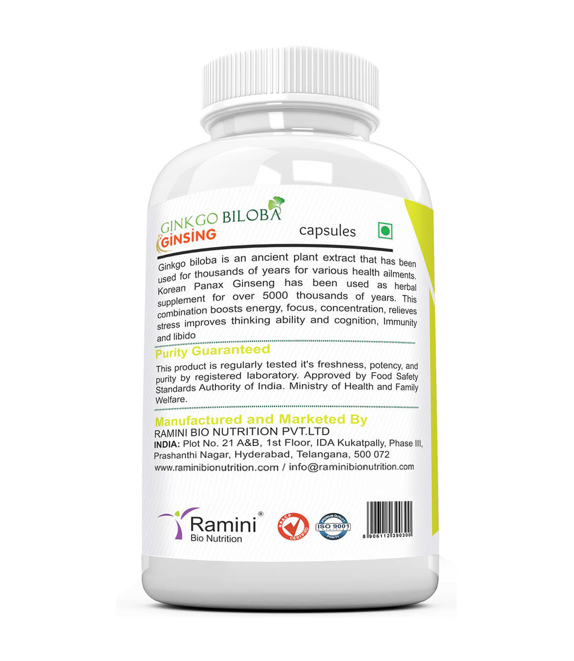 GINSENG WITH GINKGOBILOBA Capsules
