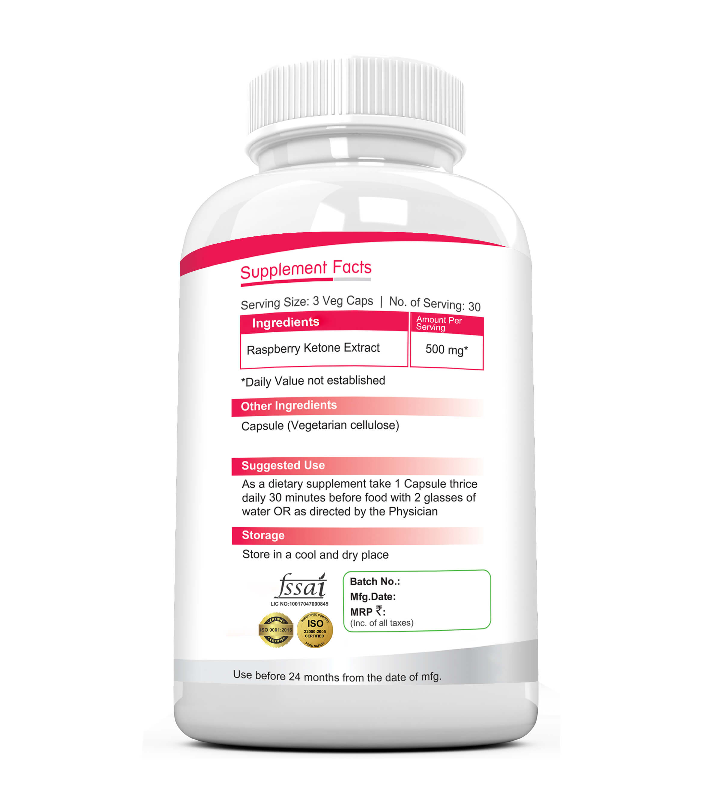 RASPBERRY KETONES Capsules